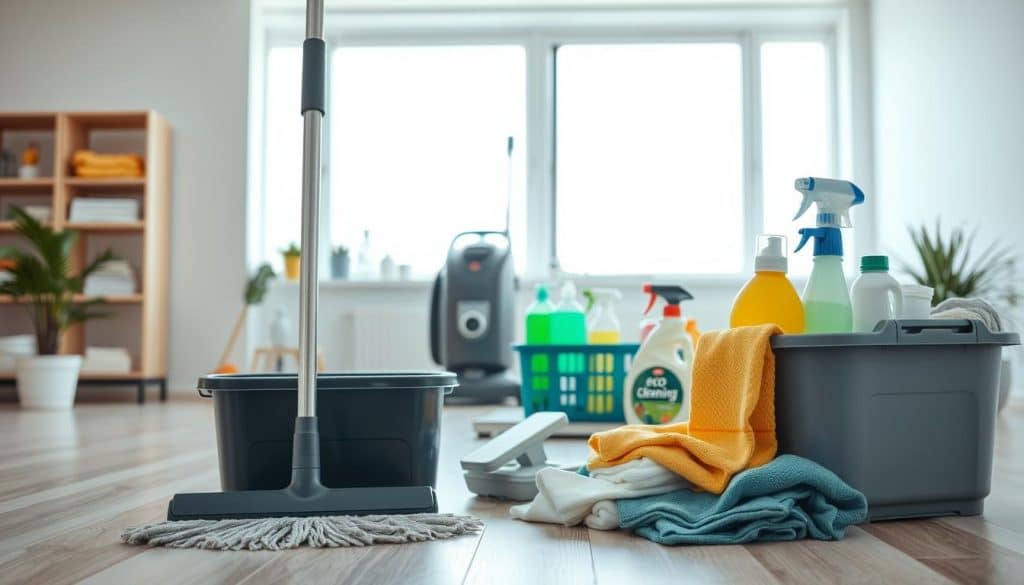 Comprehensive cleaning services for homes and businesses