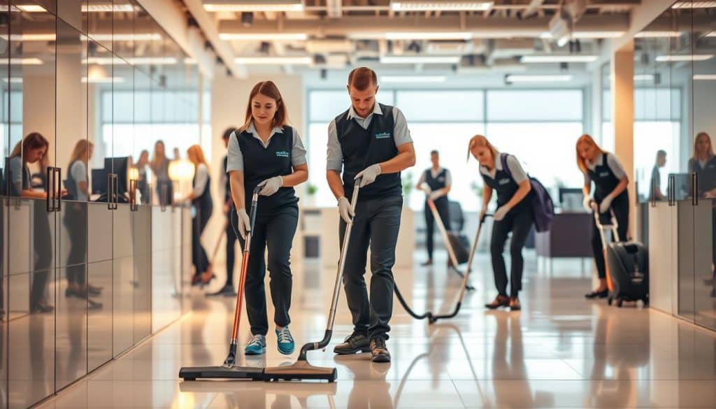 experienced cleaning professionals