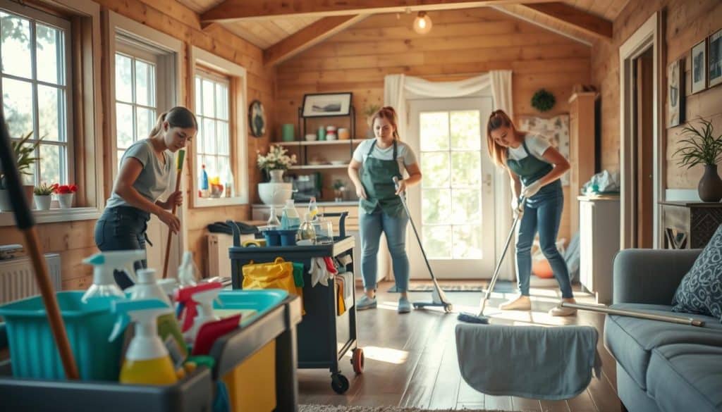 professional move-in move-out cleaning process